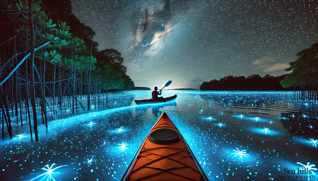 Bioluminescence in Havelock Island Through Night Kayaking