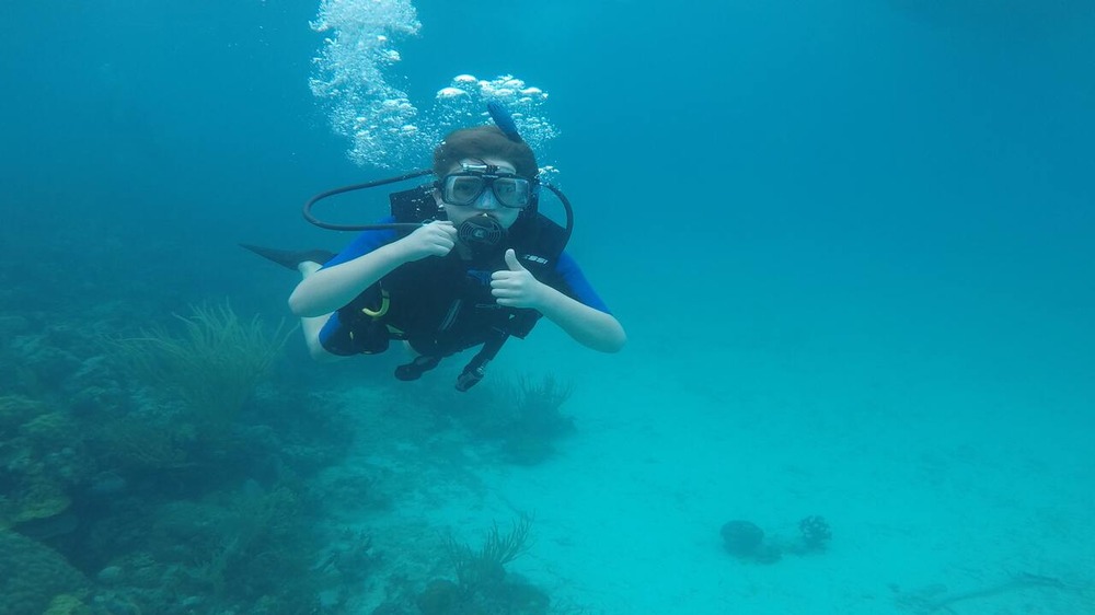 Scuba diving in Barren Island Andaman